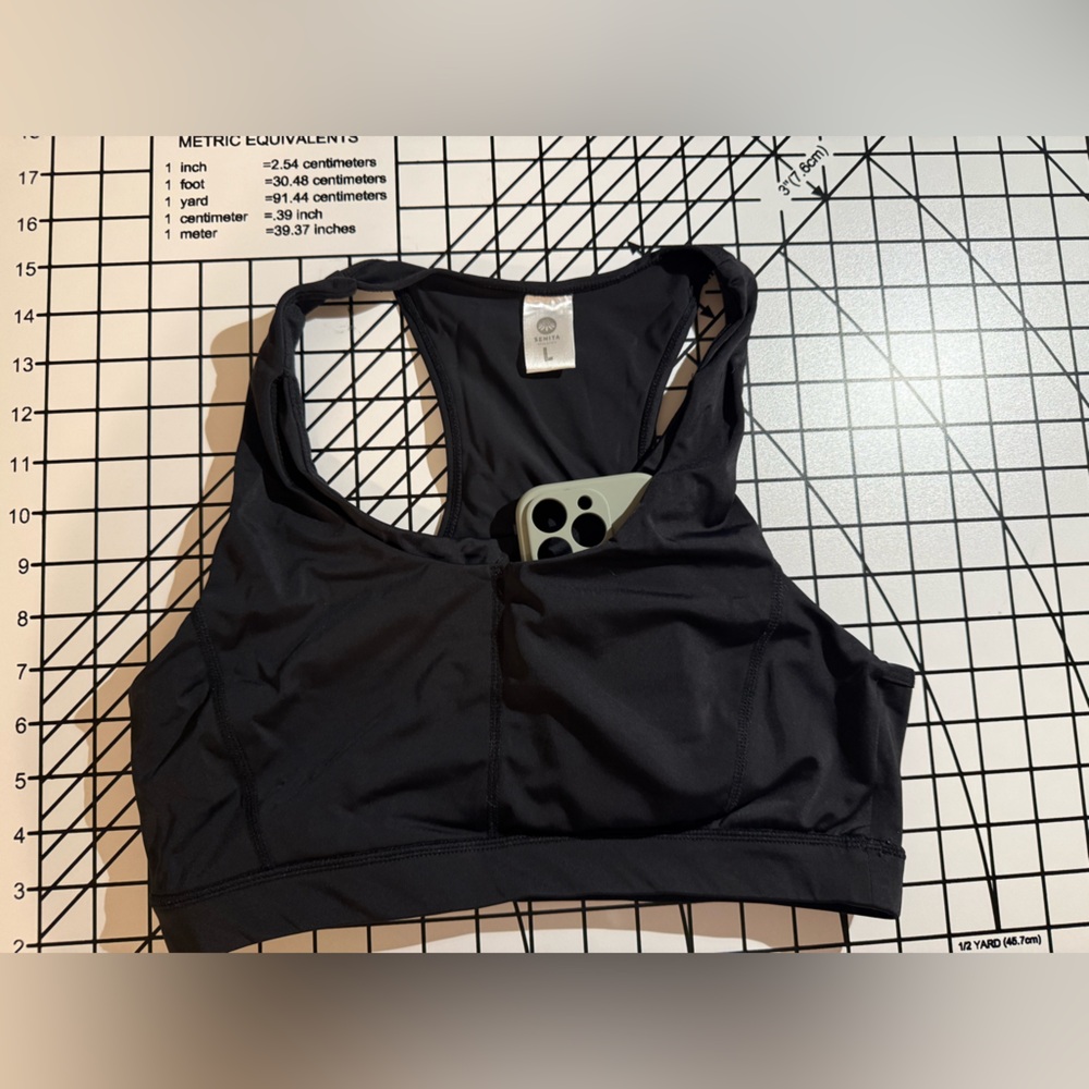 Fit & Fun Sports Bra - Black | Senita Athletics | Large